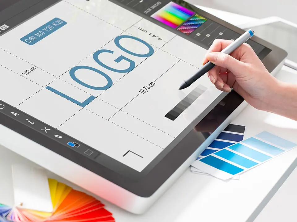 palette graphique pour la création de logo